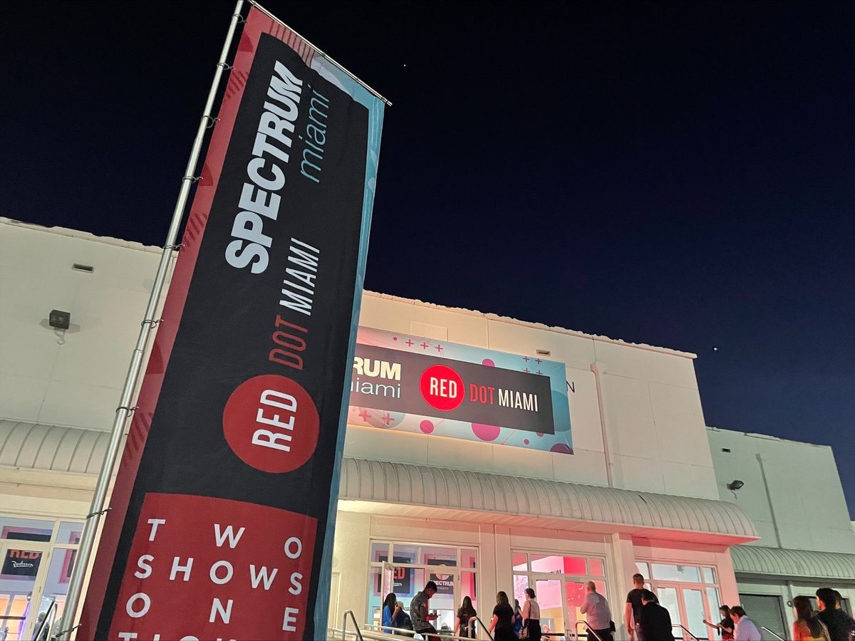 Opening night was a hit! 🍾

Don't miss Spectrum Miami | Red Dot Miami every day until Sunday evening! Tickets are available online. &gt; hubs.la/Q0106HZB0

#RedwoodArtGroup #MiamiArtWeek #SpectrumMiami #RedDotMiami