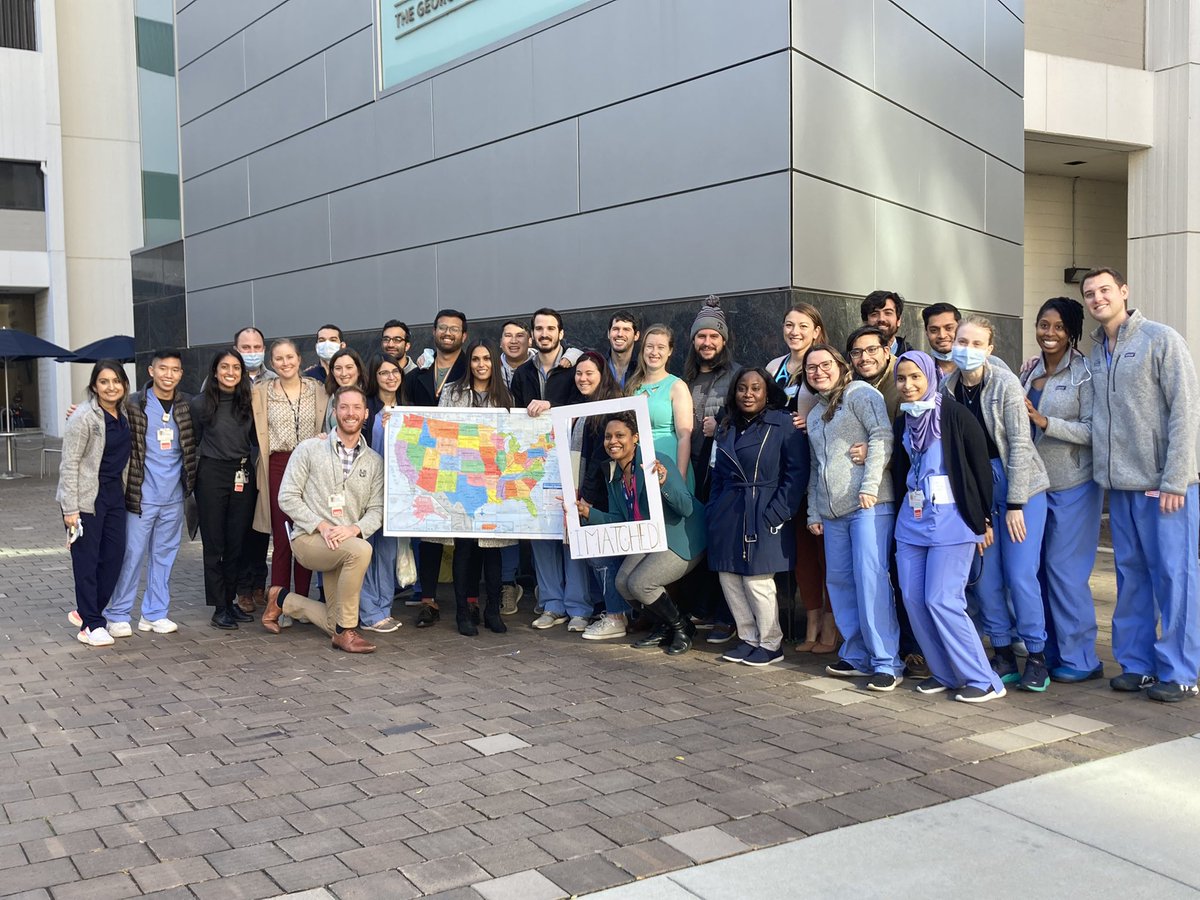 Fellowship Match 2021 celebration! Congrats to our GW residents who matched! 

They will go on to train at awesome programs across the country and those programs are so lucky to have matched such amazing trainees.
Cheers to you future fellows! 
#fellowshipmatch #GWIMRes #ProudPD
