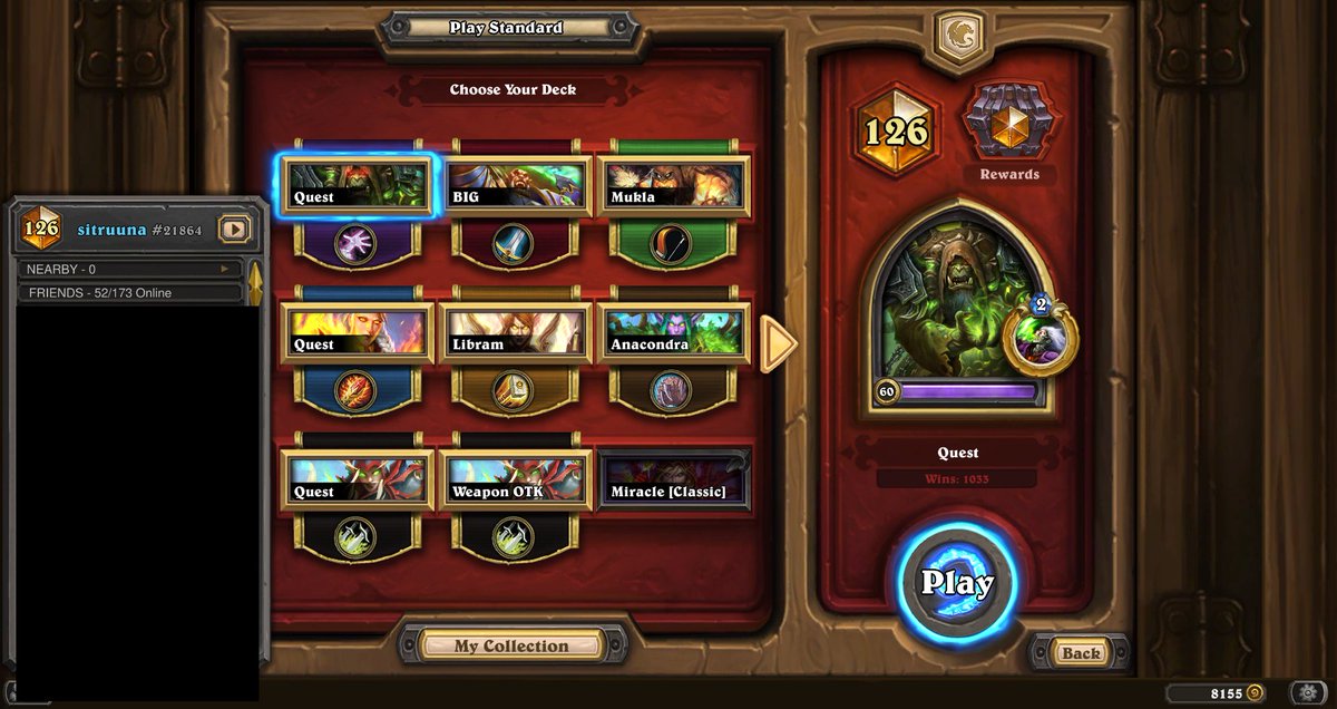 sitruunaHS's tweet photo. Early day 2 legend with Quest Warlock (Rank 126)

Deck Code: AAECAaPDAwTy7QPH+QOE+wOH+wMNm80D184DwdEDi9UDk+QD2O0D8O0D8e0DxvkDg/sDxIAEsZ8E56AEAA==

@ahirunHS
 
@neon31HS
 
@HSTopDecks https://t.co/ZCmPJsDRuB