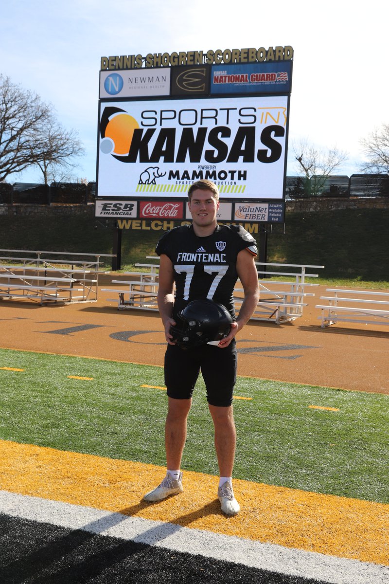 2021 Sports in Kansas Top 11 Selection 

Landon Dean - Frontenac HS Sr. - DE/OL  <a href="/LandonDean15/">Landon Dean</a> 

Dean is a three-time 3A all-state selection that has committed to Oklahoma State. Great size at 6'5.5" 255 lbs. 

Helped Raiders &amp; HC Mark Smith to 3A RU finish. #sportsinkasnas