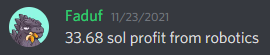 Faduf0001's tweet photo. Joined @TSS_FNF back in August with around 3k. In 3.5 months they helped me turn that into almost 60k in NFTs. Will always be thankful to them for letting me join the group! ❤️ https://t.co/qzbY5dUPjk