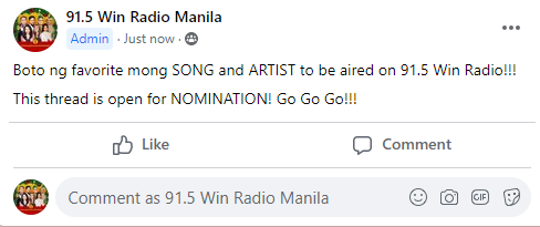WinRadioPH915's tweet photo. MRH thread is now OPEN on our FB Group! Go Go Go! https://t.co/1iDV6lwRK3