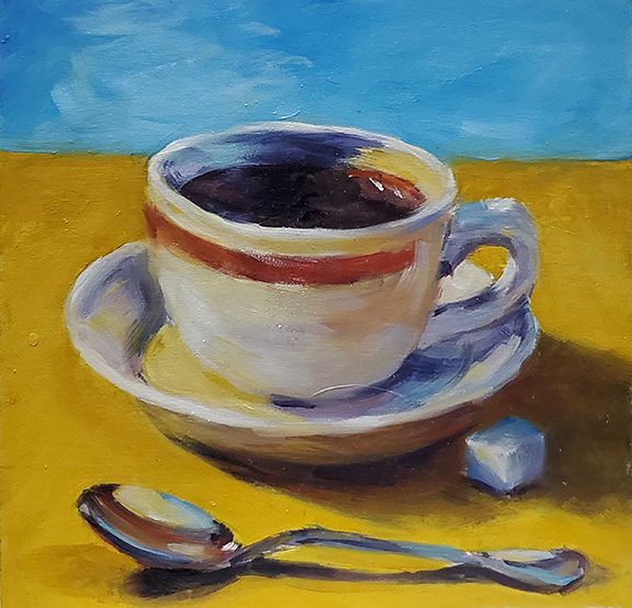 LynxInks's tweet photo. News from Lynx Inks Studios - https://t.co/PM0HjCjsqP I am happy to announce that my painting "Morning Tea" has been accepted into the 2nd Annual "LPAPA Squared" year-end show at the LPAPA Art Gallery in Laguna Beach, CA. https://t.co/duT6hoPrPN