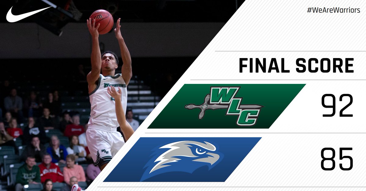 MBB: <a href="/WLC_MBB/">WLC Men's Basketball</a> 92, Concordia Wisconsin 85

⚔️ <a href="/AlVanCrete/">Al VanCrete</a> leads five players in double figures with 25 points.

⚔️ WLC shoots 45 percent (9-for-20) from three-point range.

⚔️ Warriors overcome 17-point deficit to improve to 6-1, 1-0 NACC.

#WeAreWarriors #NACCtion #d3hoops