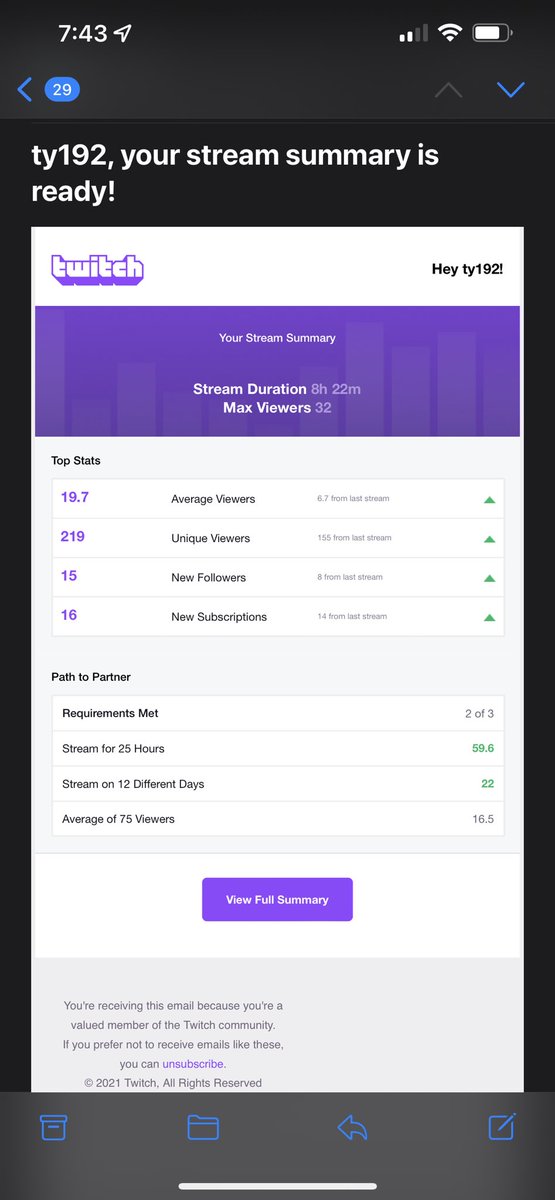 Ty192_'s tweet photo. The fact I was able to keep 20 people (fuck twitch and there 19.7 we round up) entertained and they stayed a whole 8 hours to watch me play games and hangout is amazing!!! Thank you all who came! We really out here #twitch #smallstreamer #8hourstream https://t.co/5GVpDpPXby