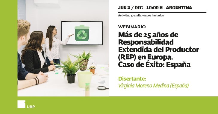 SilvioZRomano's tweet photo. En momentos que en Argentina se discute el Proyecto de #LeyDeEnvases  desde la Diplomatura en Gestión de Residuos de @ubpascal, los invitamos al webinario: Modelo @ecoembes: Ente Gestor de REP de residuos de envases  en España. 
LINK DE INSCRIPCIÓN:   https://t.co/lo8UatZljq https://t.co/iWRCIbmwJt