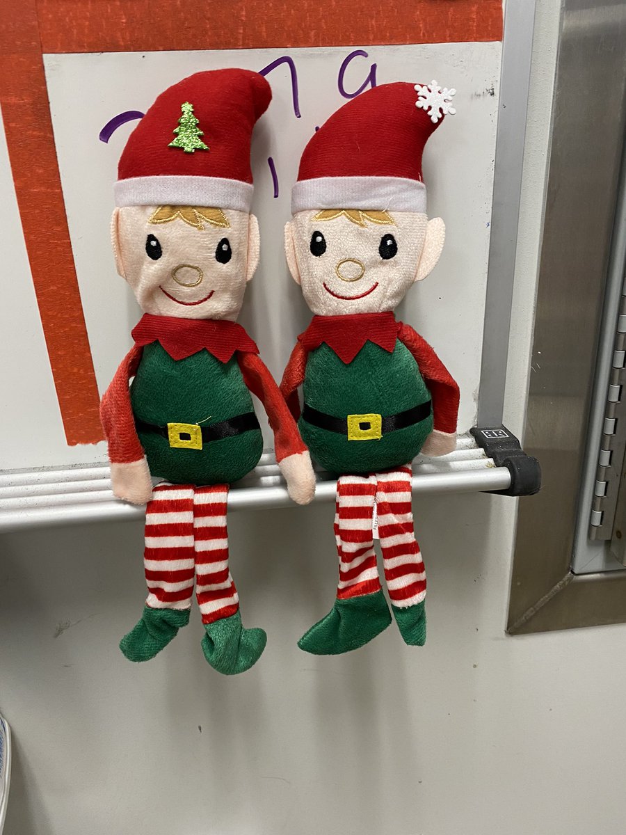 borcutt10's tweet photo. The elves are ready to cause mischief in AP physics and OnRamps dual credit physics. Puzzle number 1: Which elf is Delta and which Elf is Theta? Justify your answer. https://t.co/JPjwaQunLX