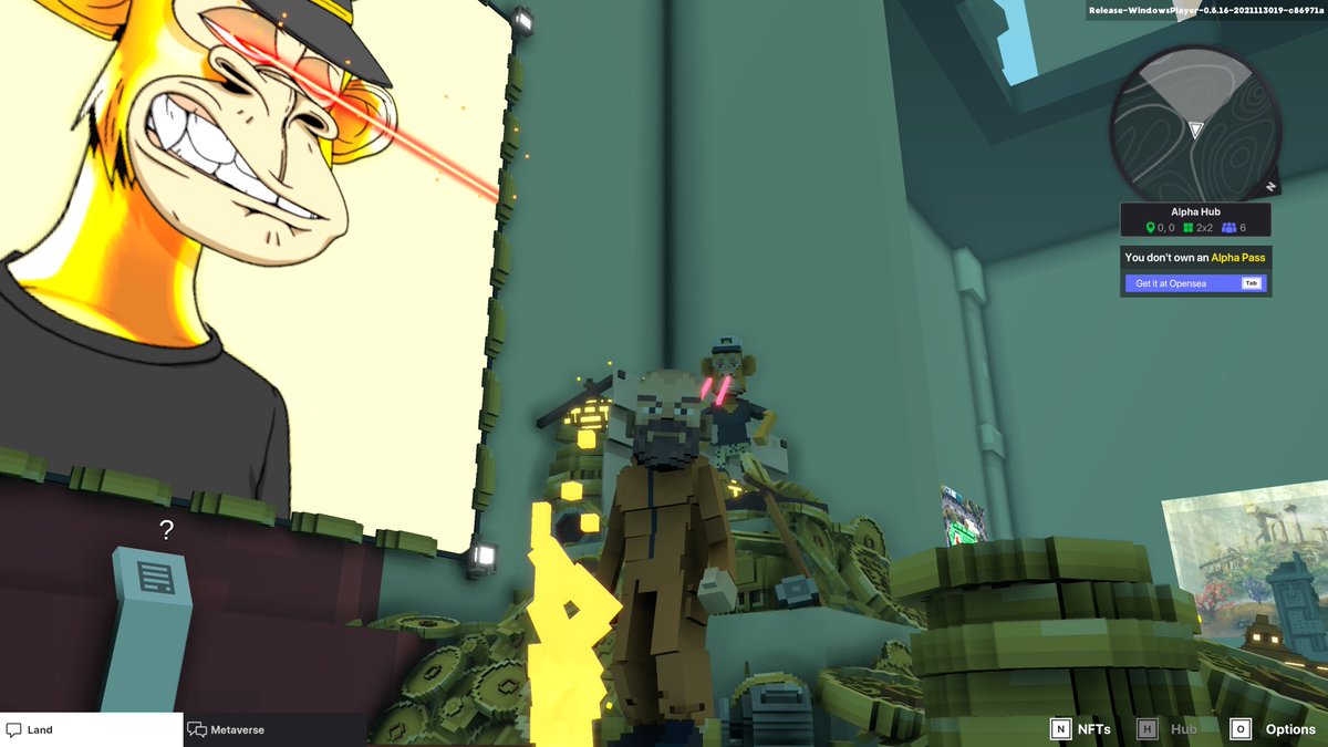 struck through the heart by the captain #SandboxAlphaContest