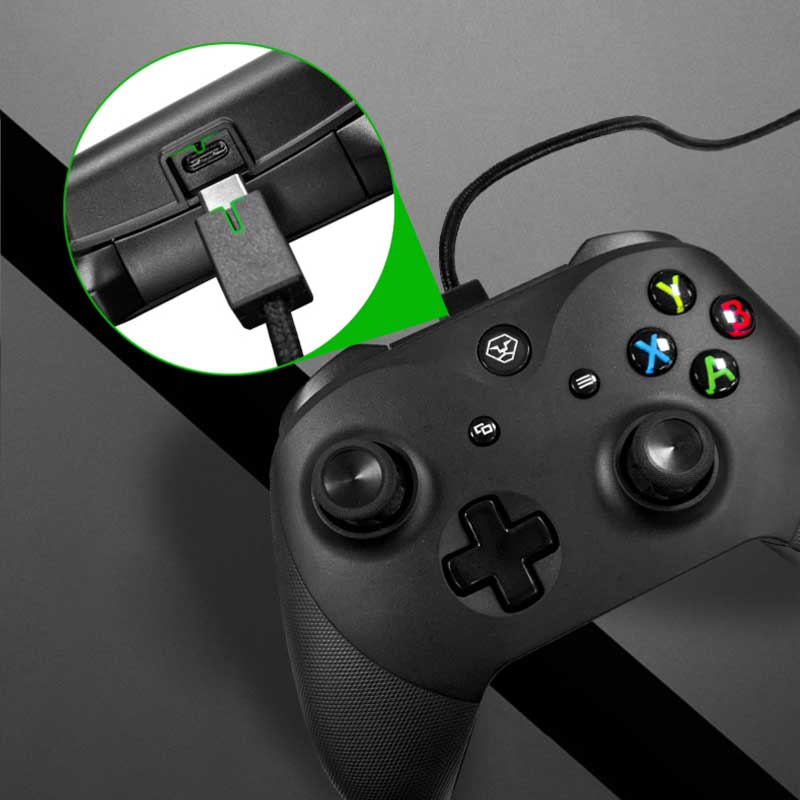 Aolion10's tweet photo. Xbox one wired controller
It has double motor vibration;  Replaceable metal rocker；Support Xbox game console, PC, desktop computer, notebook, Steam, etc.

#Xbox #microsoft #Xboxgames #gamecollector #Xboxplayers #consolegamer #consolegaming #Xboxlive #Xboxcontroller #Xboxgaming https://t.co/1itT7nfevd