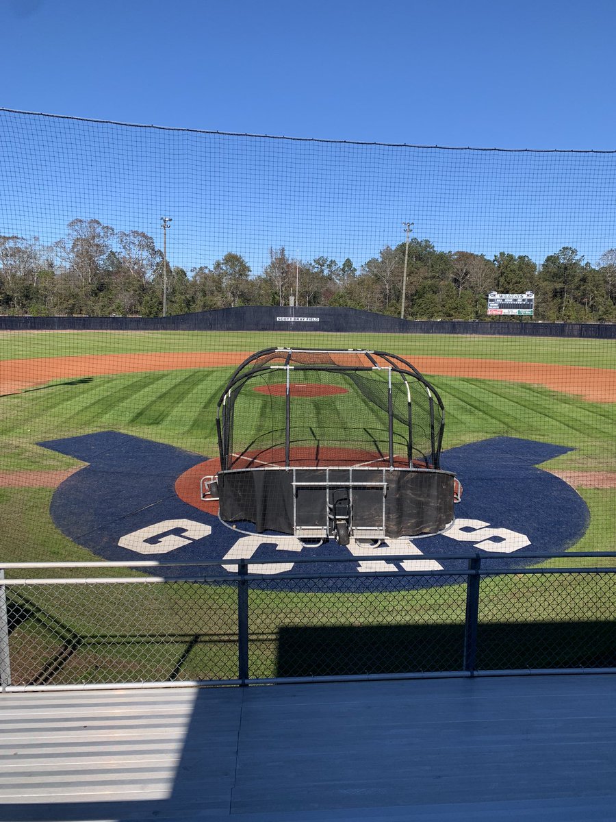 Baseball season is getting close. The grass is greening up.