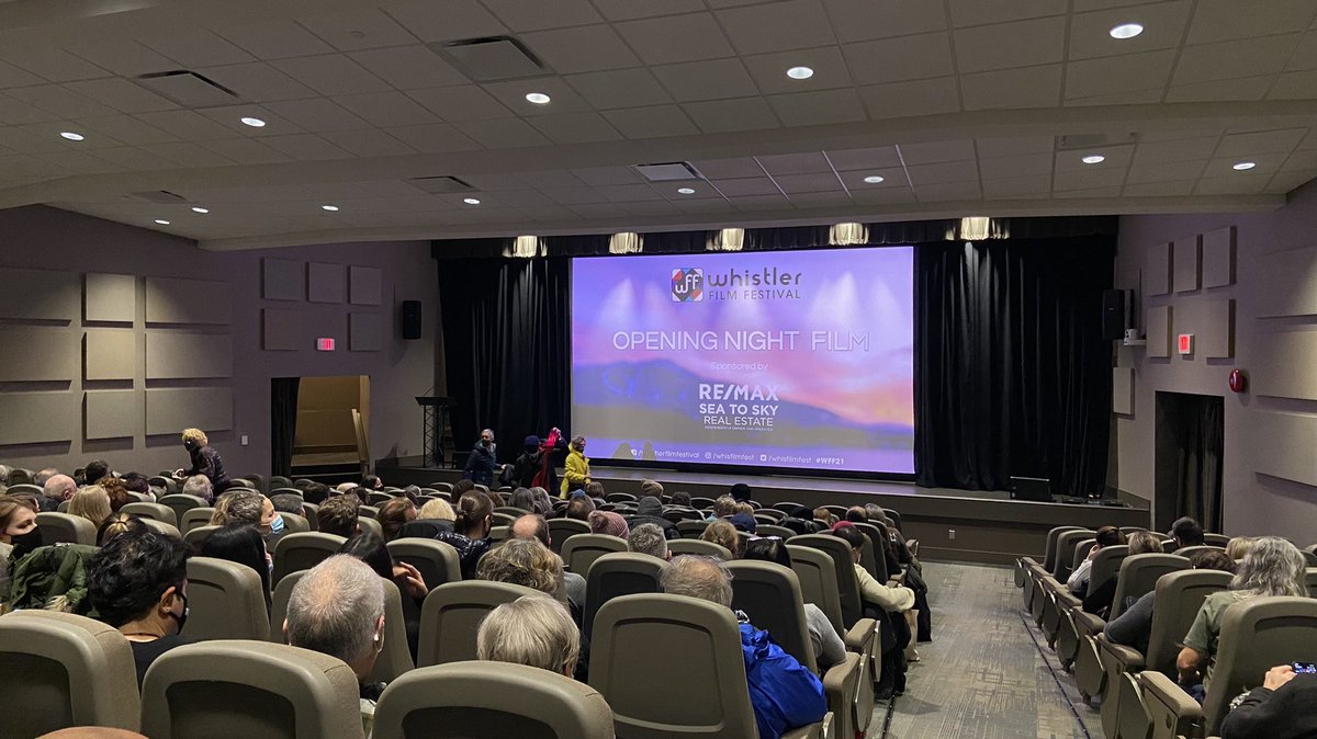 Here for Day 1 of the <a href="/whisfilmfest/">Whistler Film Fest</a>! THE LOST DAUGHTER with a full crowd.