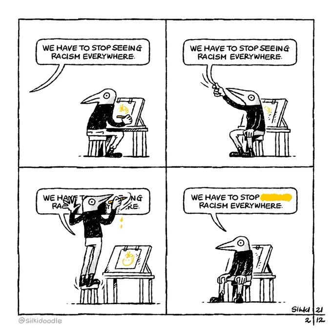 Version English
#racism #comic #cartoon 