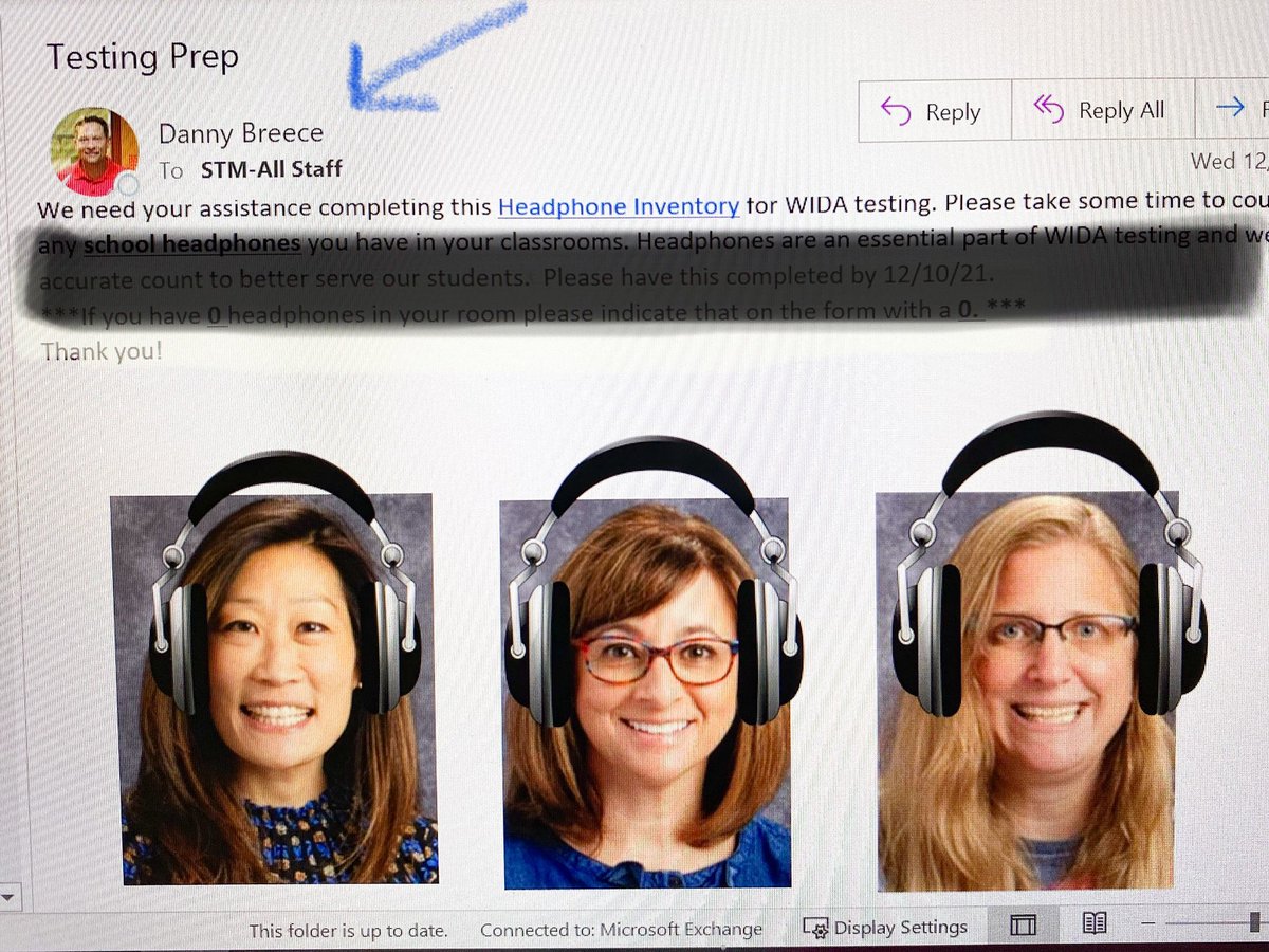 finnegan54321's tweet photo. Nothing like opening up your email to seeing THIS! Grateful for a teammate who keeps the FUN in work! #DeanBreeceROCKS #laughedOUTloud #creativemessaging @dannybreece @SterlingMiddle1 https://t.co/clsYAoV2GI