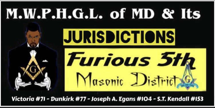 STKendall153's tweet photo. 🎩 Follow Maryland’s “FURIOUS” Fifth Masonic District‼️

https://t.co/3orW3SFMAc

https://t.co/wpIETl1vVI

#PrinceHALLisHere
#MWPHGLMD
#DistrictDeputyGrandMasterOfTheYear https://t.co/tkzAzI7K9W