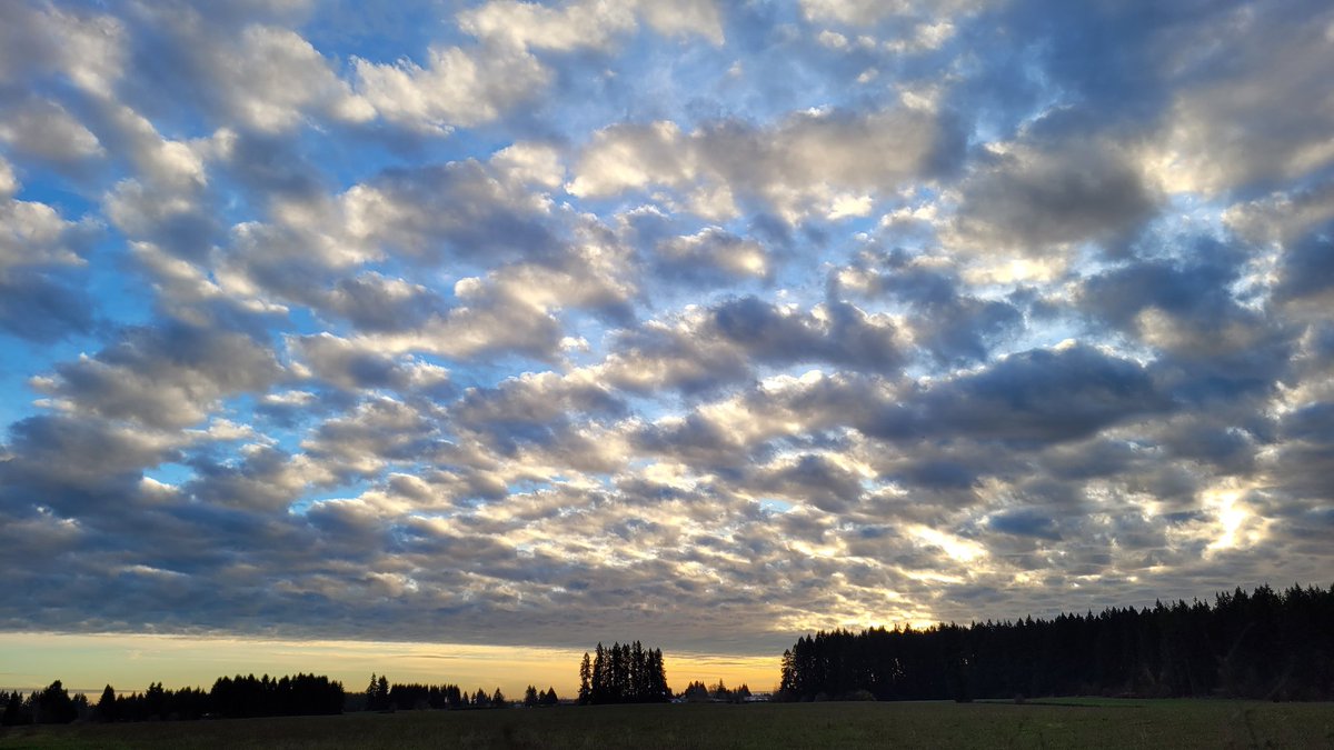 tommegma's tweet photo. Afternoon sky and then the evolution of a sunset.

@NatashaKOIN6 @JosephForecast 

#weather #pnw #sky #sunset https://t.co/hz4OyoaEKX