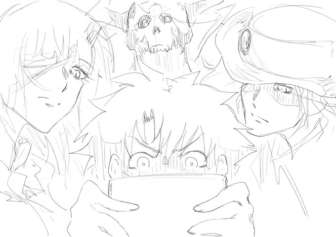 #フォルダに入ってる三人組晒してけ
星5三人しかいなかったころの人選の圧がすごいみたいな絵 