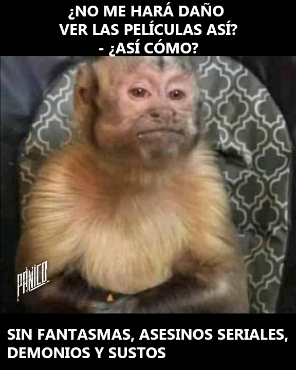 panicomx's tweet photo. Uno nunca sabe como se  vaya a enfermar. 🤣👻

#panico #meme #memes #miedo #terror #peliculas #mono #horrorfan https://t.co/k8F6RALZ7f