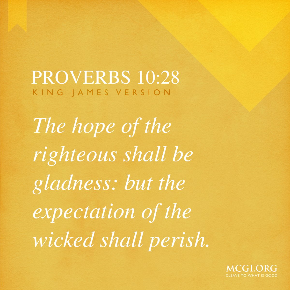 Members Church Of God International No Twitter: "The Hope Of The Righteous  Shall Be Gladness: But The Expectation Of The Wicked Shall Perish.  (Proverbs 10:28, Kjv) Https://T.co/4Vnuxcnals" / Twitter