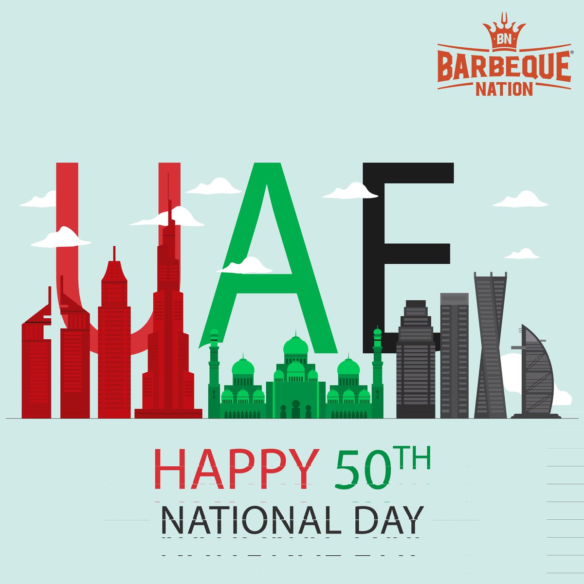 bbqndubai's tweet photo. Happy 50th National day. https://t.co/r2OeyiSpuT