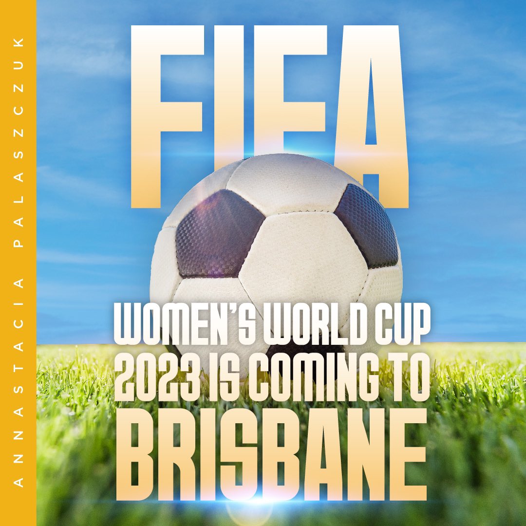 a_palaszczuk's tweet photo. The 2023 @FIFAWWC is coming to Brisbane ⚽

Five group games, including @TheMatildas match will be held at the world’s best rectangular venue @Suncorp Stadium.

Around nine teams will be competing across four weeks, a massive drawcard for football fans &amp; international visitors. https://t.co/BPZETfAlKj