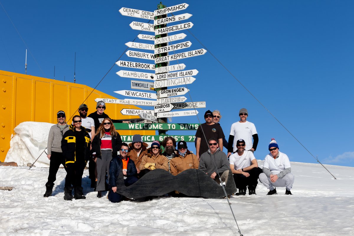 MovemberAUS's tweet photo. Geez the Mo and crew look good at Davis Station in Antarctica. It’s not too late to get around the Most Southern Mo’s team: https://t.co/SyycHV3BoX
#UnitedWeMo #FrostyMo https://t.co/UhUzryGWyo