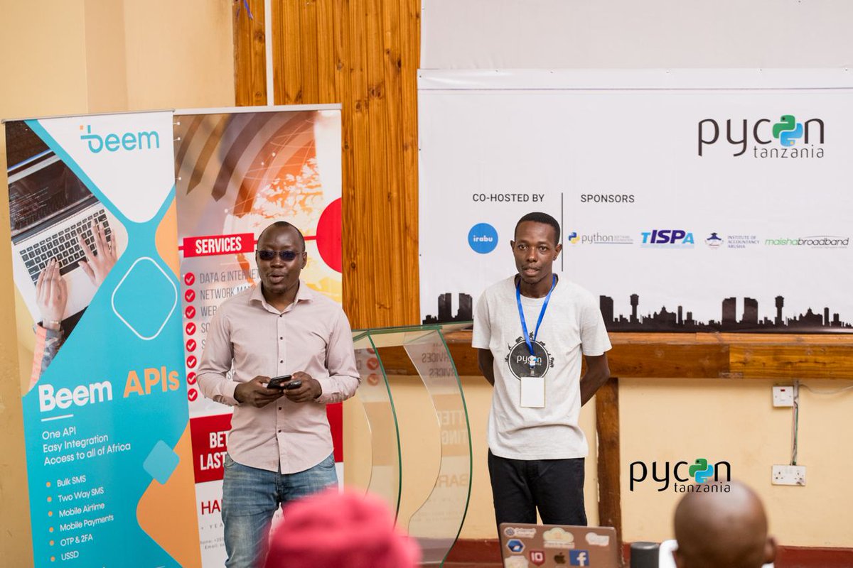 TegemeaLema's tweet photo. Ongoing PyCon 2021 @ IAA Arusha
#Pycon2021 #IAA #Arusha #Python https://t.co/EJM8e2ubK2