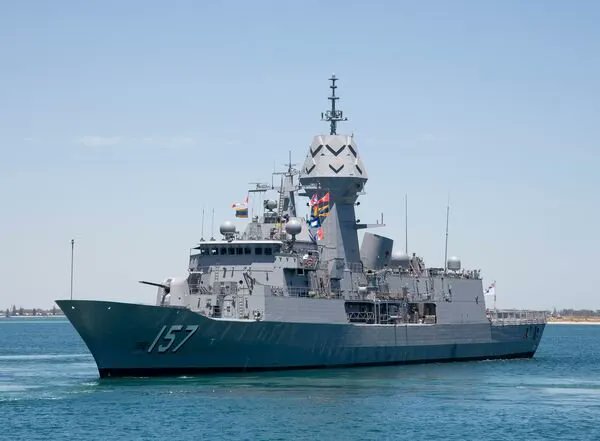 JanesINTEL's tweet photo. Australian frigate returns to fleet with #AMCAP upgrades https://t.co/QEII1KpSSt #australia #navy @Australian_Navy https://t.co/zr8IjdBlWS
