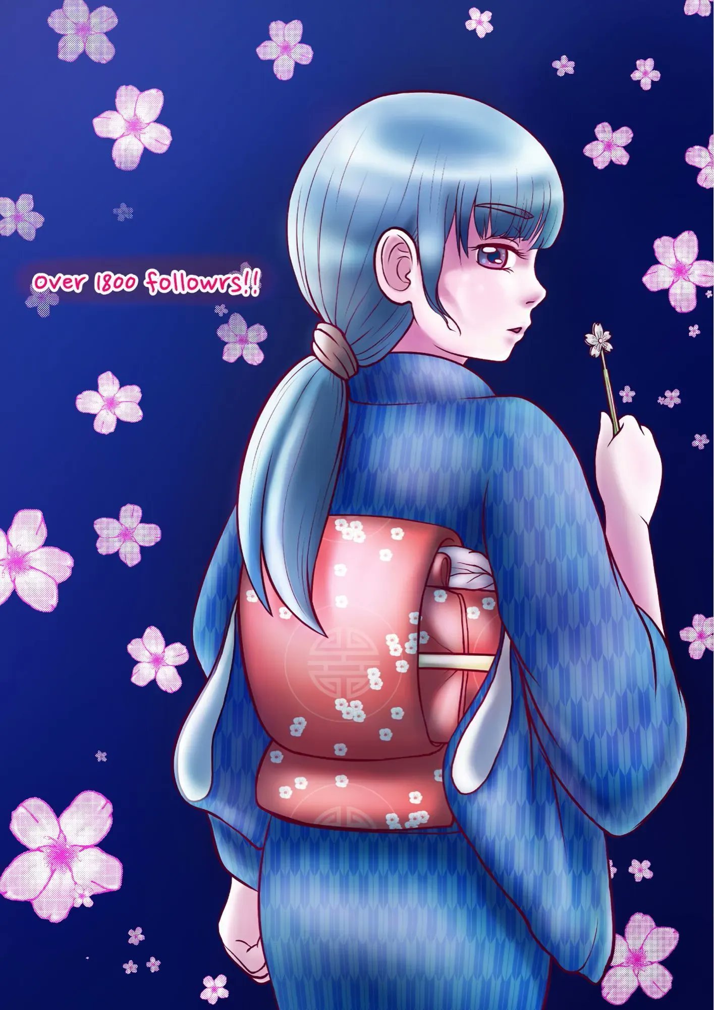 公 Hamu 千夜 Twitterフォロワー1800人記念イラスト 今回のイラストはオリキャラの千夜ちゃんです Pixiv T Co Nfofqaojo6 着物 着物イラスト 女の子イラスト オリジナルイラスト かわいい オリジナルキャラクター うちの子 着物