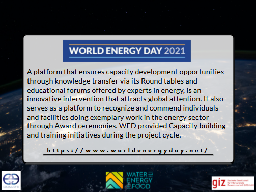 Eenovators's tweet photo. @WorldEnergyDay provided Capacity building and training initiatives during the project cycle.
#ESCO4Efficiency
@WE4FGCD https://t.co/fz6W6SIIfe