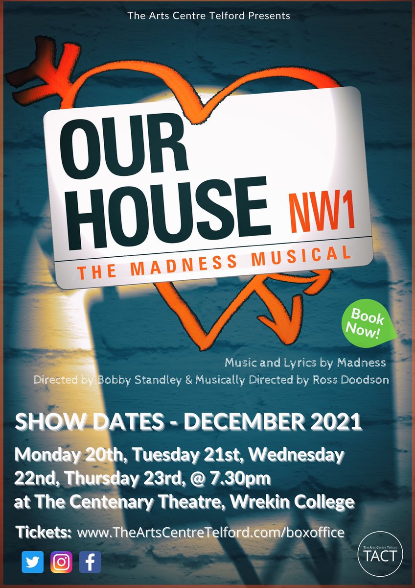 TheArtsCentreTe's tweet photo. BOOK NOW to see this incredible show. Support local theatre this festive season! https://t.co/pY3ZK6setS #telford #telfordtheatre #musicaltheatre @WhatsOnShrops @telfordlive https://t.co/W0vPUfdAYf