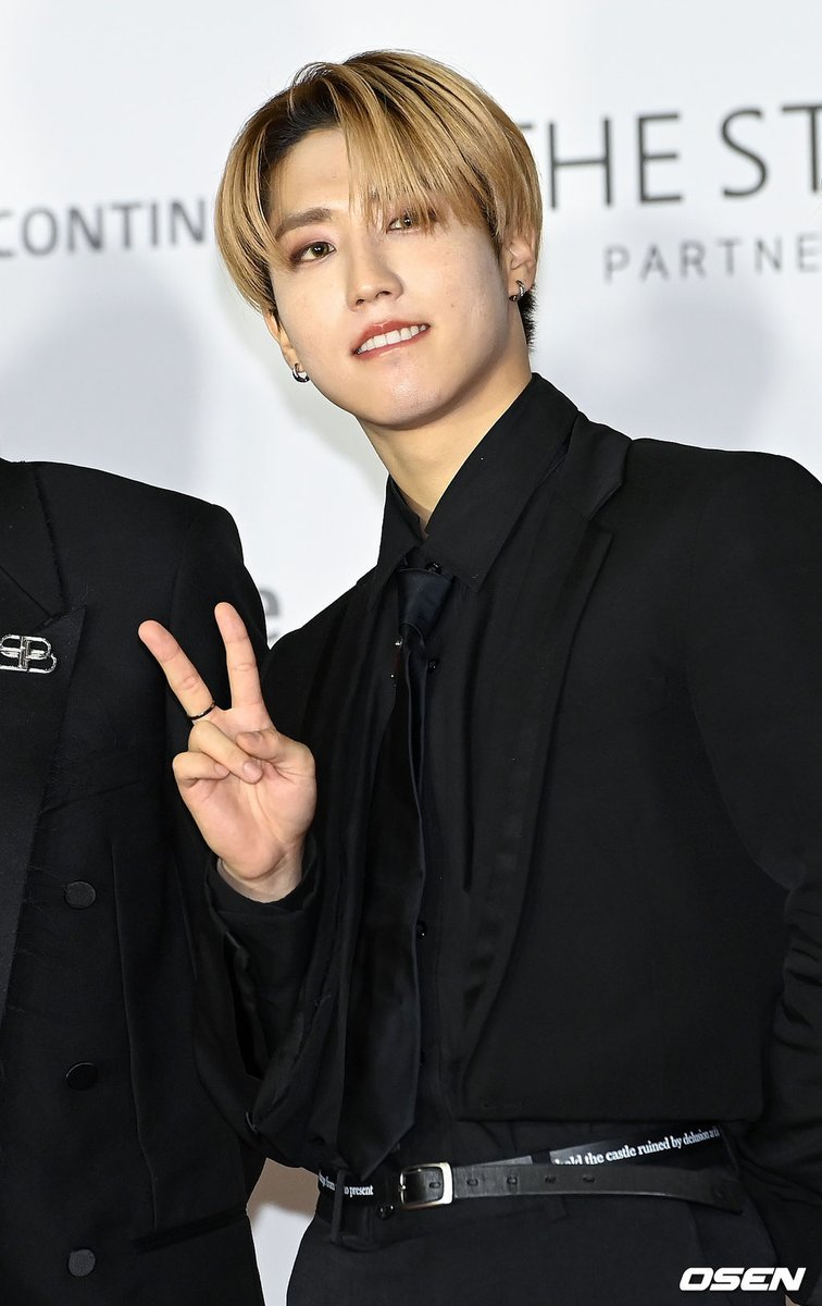 theseoulstory's tweet photo. [#2021AAA] 📸 Stray Kids at the red carpet of #2021AsiaArtistAwards today 🔥 @Stray_Kids https://t.co/qaU5vaSM0B