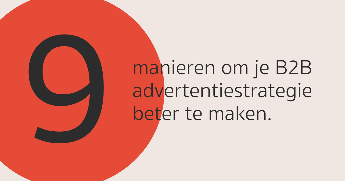 Is vandaag de dag om jouw B2B advertentiestrategie te optimaliseren? Lees hier onze 9️⃣ tips:

Tipje van de sluier?
🎯Focus
🎥Video
🏄‍♀️Surfen
Nieuwsgierig? Lees snel verder 👇

💻Link naar Kiwi Bytes --> lnkd.in/dvePypcW

#advertentie #marketing #digitalmarketing  #kiwibytes