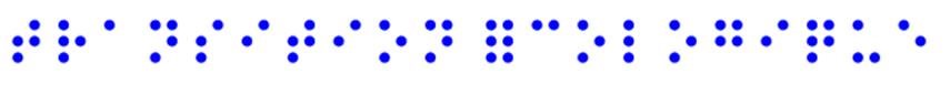 enedis_hdf's tweet photo. #Journéeinternationaleduhandicap ♿
Connaissez-vous le braille ? Un système d'écriture à destination des personnes aveugles 🕶︎.
On vous propose de deviner l'un des engagements d'@enedis à partir son écriture en braille. Notez votre réponse en commentaire avant dimanche 21h. https://t.co/54EUML4QQg