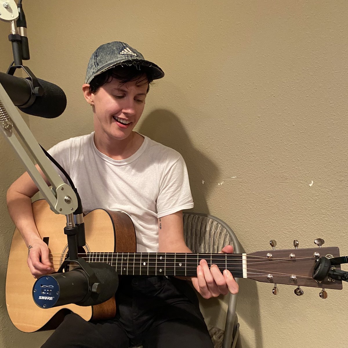 This afternoon on <a href="/xrayfm/">XRAY.fm</a> : session and chat with Portland singer/songwriter <a href="/RascalMiles1/">Miles (he/they)</a> 3-4pm PST. Their song "Tailor-Made" (featured on this year's @pdxpopnow comp) is one of my favorites of 2021. #pdxmusic #pdxradio #instudio #xrayfm #acoustic