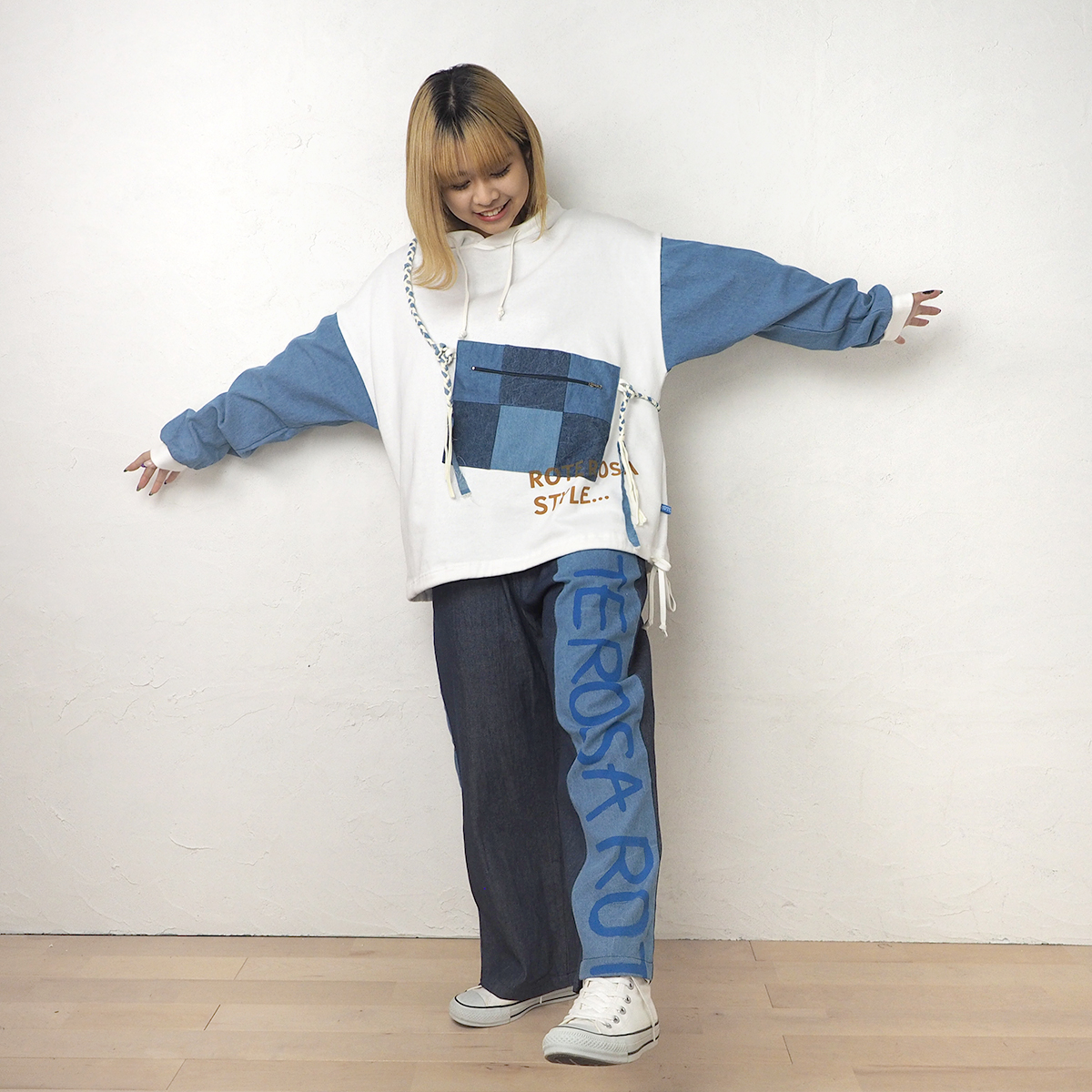 22人気no 1の エルロデオ El イラスト デニム サルエル Rodeo サルエルパンツ Www Solidarite Numerique Fr