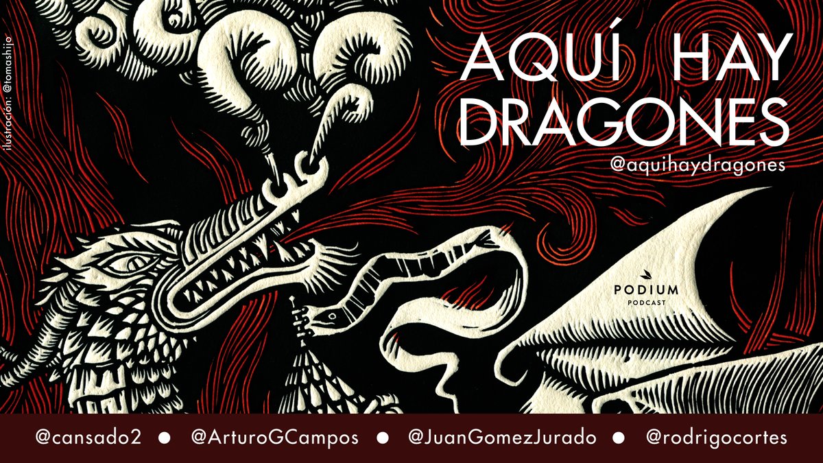 aquihaydragones's tweet photo. Ya echó a volar el Nº 150 de 
#AquíHayDragones: «De nardos, edificios y Santander».

En sabores:

@PodiumPodcast:https://t.co/V9b9lQYImG

Aivox: https://t.co/yKCzO5SluP
Apol: https://t.co/1gvCTevrlX
Spoty: https://t.co/y7Zv2K9gUW

App🤖🍏:https://t.co/5x39Z8RiNF

¿Un RT?

#AHD150 https://t.co/DphHkEz4Xn