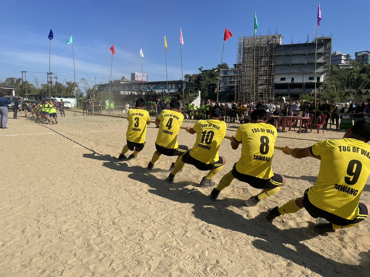 felix_bamang's tweet photo. Happy to witness the future of #TugofWar take shape in #ArunachalPradesh with the 1st State Level Tug-of-War Championship 2021, held today at #NyokumLapang #Itanagar
My best wishes to @ArTugofwar and its players for their future. 
@NatungMama @hsgmla https://t.co/2JpvLawa0I