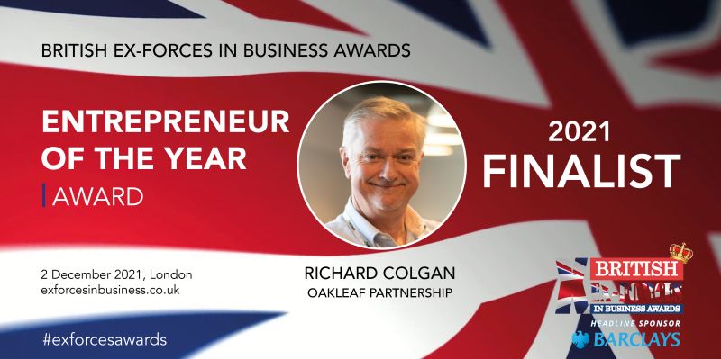 OakleafHR's tweet photo. Good Luck to all involved in the @exforcesawards, especially our CEO Richard Colgan! who is shortlisted for entrepreneur of the year. 

For more info visit: https://t.co/5AwikPjKPM

#exforcesawards #exforcesinbusiness
#exforcesinbusiness2021 #veterans #britishexforces #london https://t.co/vYWt1A6uce