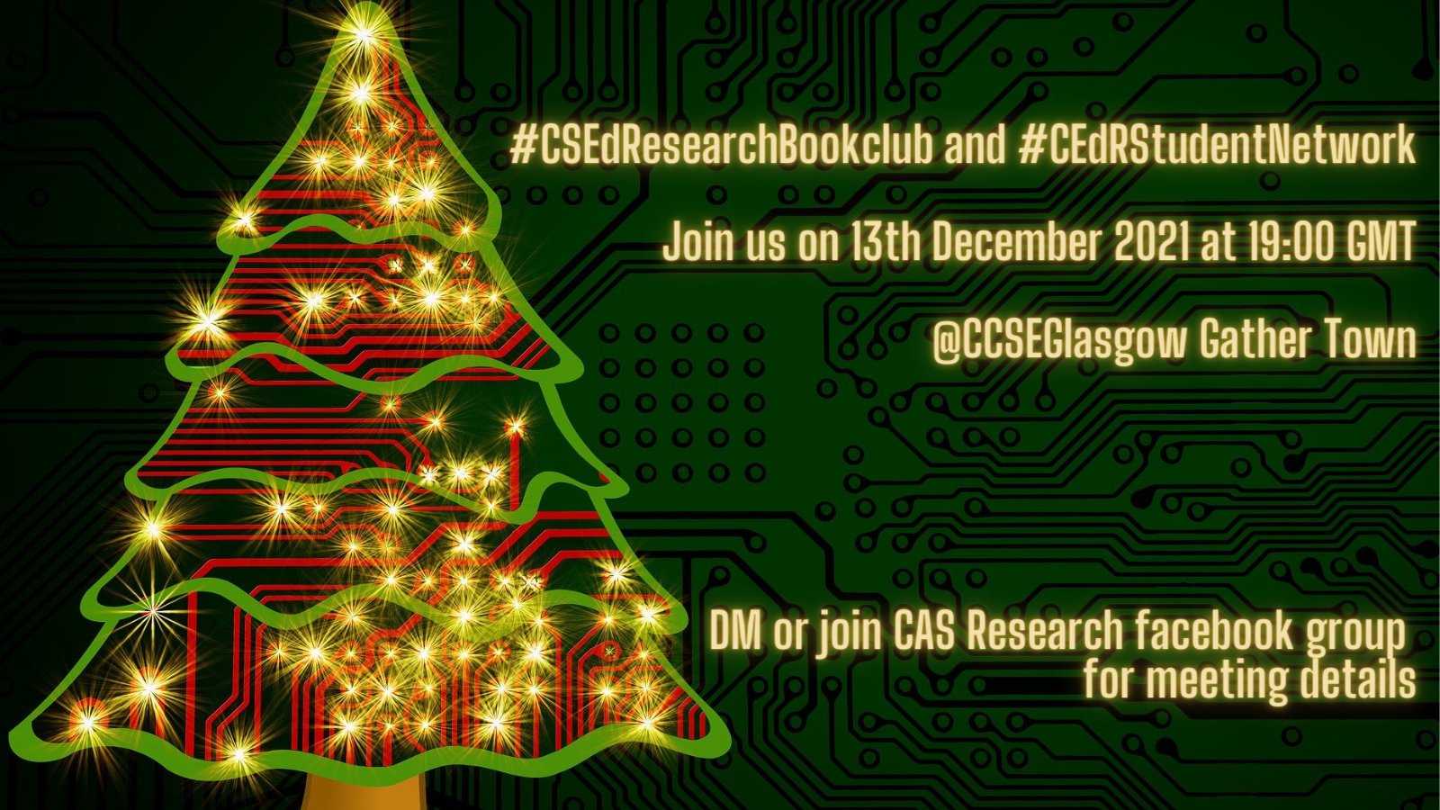 Ups 2022 Christmas Nicola Looker On Twitter: "#Csedresearchbookclub & #Cedrstudentnetwork Are  Back Just In Time For A Christmas Catch Up! 13Th December At 19:00 Gmt In  @Ccseglasgow Gather Town. Mulled Wine & Xmas Jumper Optional @