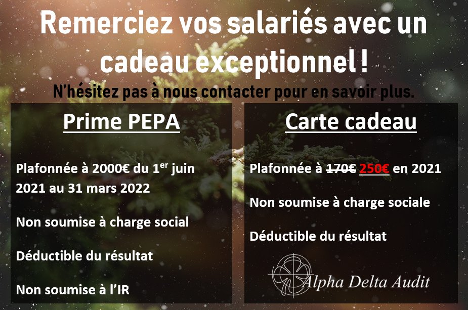 AlphaDeltaAudit's tweet photo. 🎁 #cadeaux 🎅 #noel2021 👑#meilleurpatron https://t.co/7P3u1Nzs4g