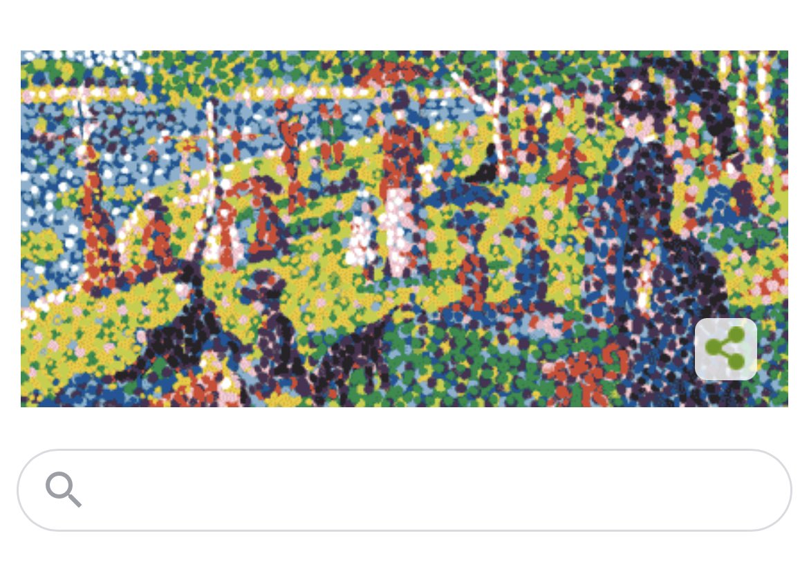 Listening to Sunday in the Park and opened my browser to find today’s Google doodle… #sundayforsondheim