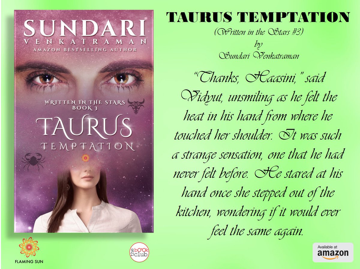 sundarivenkat's tweet photo. #60at60 #TaurusTemptation #WrittenintheStars #3 #Romance #HotNewRelease #Taurus #Cancer #TaurusGuy #CancerGirl It was so damn impressive that such an attractive man could cook so deliciously as well. @AmazonKindle @AmazonKDP https://t.co/iO2fZLSqDn https://t.co/EuUva24bwU