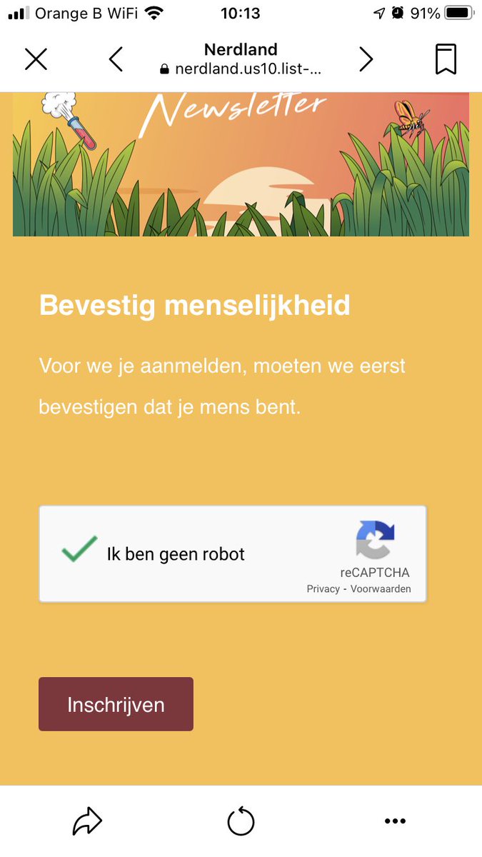 Toch wel een beetje teleurstellend dat robots niet welkom zijn 😢 <a href="/nerdlandbe/">Nerdland</a> #nerdlandfestival