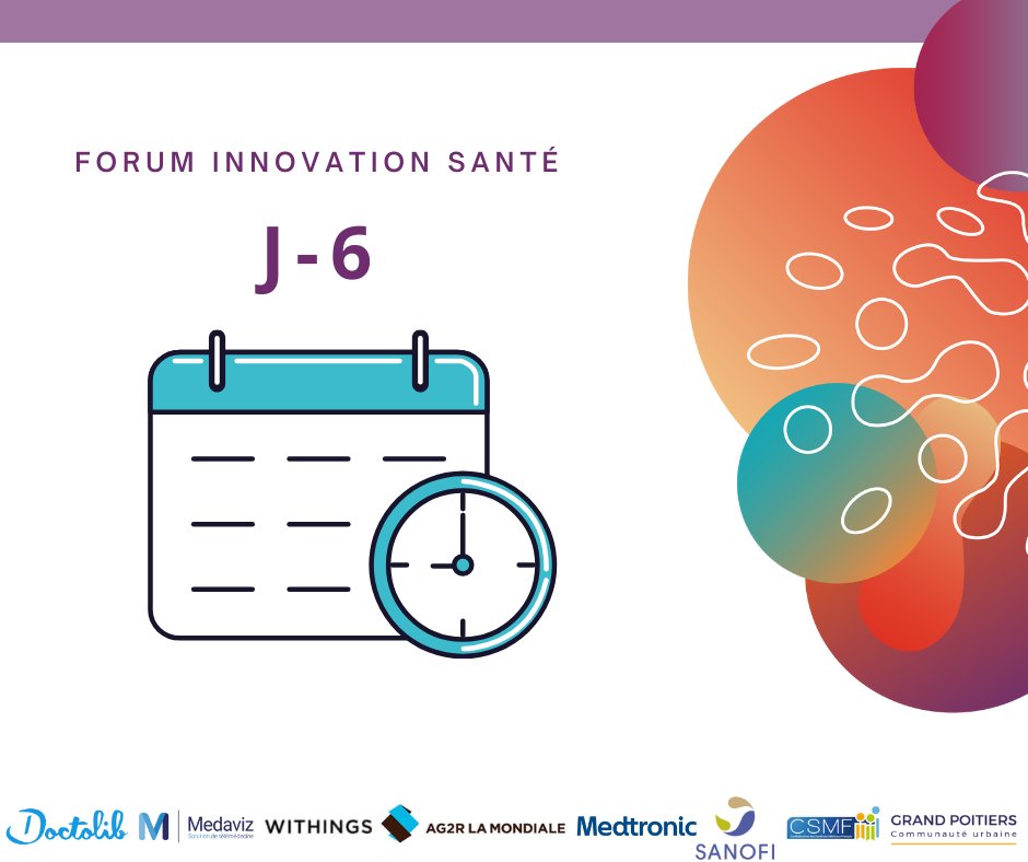 LaMaisondelInn1's tweet image. [ FORUM INNOVATION SANTE ]

J-6 avant le lancement de notre 1ère édition⏳
Nous avons hâte de vous y retrouver !

Il est encore temps de s'inscrire :

➡ Pour les conférences : server.matchmaking-studio.com/fr/FIS21-visit…

➡ Pour les rendez-vous en speed-meeting : server.matchmaking-studio.com/fr/Forum-Innov…