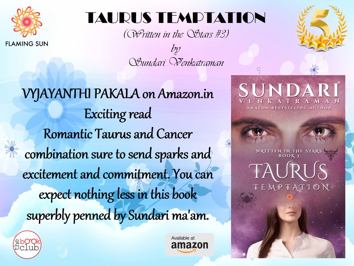 sundarivenkat's tweet photo. #60at60 #TaurusTemptation #WrittenintheStars #3 #Romance #HotNewRelease #Taurus #Cancer #TaurusGuy #CancerGirl It was so damn impressive that such an attractive man could cook so deliciously as well. @AmazonKindle @AmazonKDP https://t.co/iO2fZLAPLP https://t.co/CdKDZHCidS