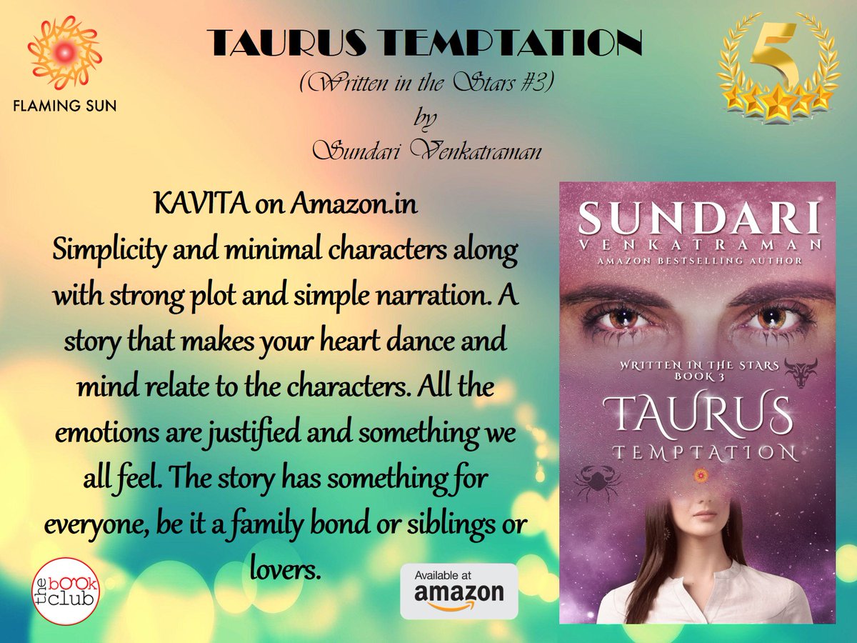sundarivenkat's tweet photo. #60at60 #TaurusTemptation #WrittenintheStars #3 #Romance #HotNewRelease #Taurus #Cancer #TaurusGuy #CancerGirl It was so damn impressive that such an attractive man could cook so deliciously as well. @AmazonKindle @AmazonKDP https://t.co/iO2fZLSqDn https://t.co/PUPr7TiAGf
