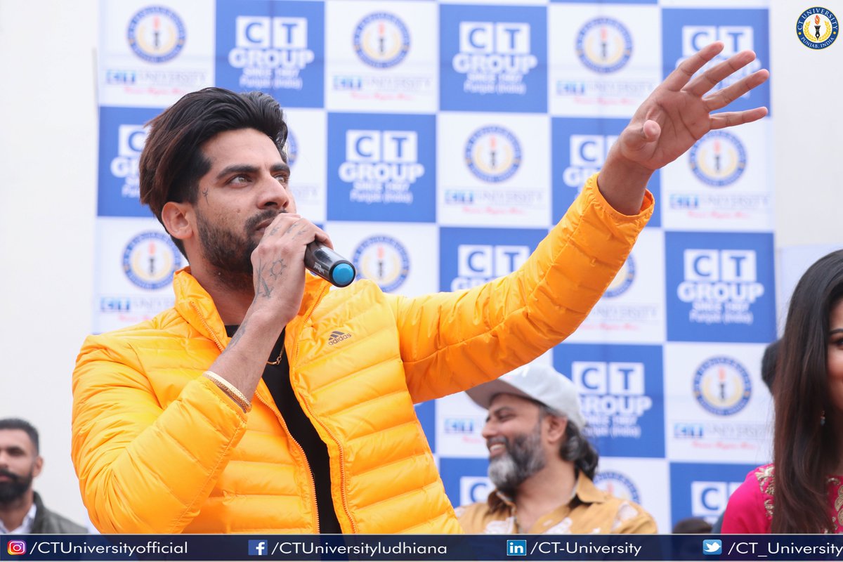 CT_University's tweet photo. A glimpse of star cast visit of the movie "Kade Haan Kade Naa"!

#CTU #TeamCT #CTians #singaa #pollywoodmovie https://t.co/l3N5lFUG54