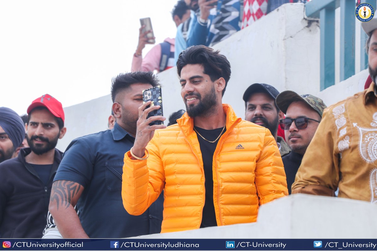 CT_University's tweet photo. A glimpse of star cast visit of the movie "Kade Haan Kade Naa"!

#CTU #TeamCT #CTians #singaa #pollywoodmovie https://t.co/l3N5lFUG54