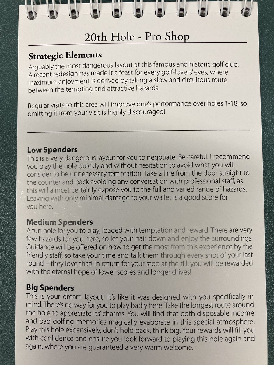 Another ☑️ on the winter job list

My lockdown project - Woking Course Strategy and Playing Guide - is finally in print. 
Available in the Pro Shop - includes bonus holes 19 &amp; 20😉
Makes a great stocking filler at only £10!