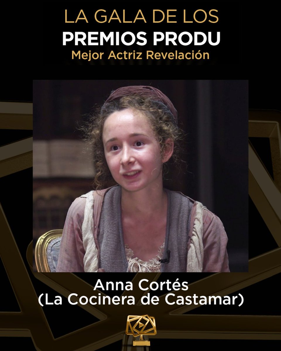 🌹 Anna Cortés, Mejor Actriz Revelación en los en los <a href="/premiosPRODU/">Premios PRODU</a> por su papel en #LaCocineraDeCastamar. 🏆 atres.red/b23rb7
